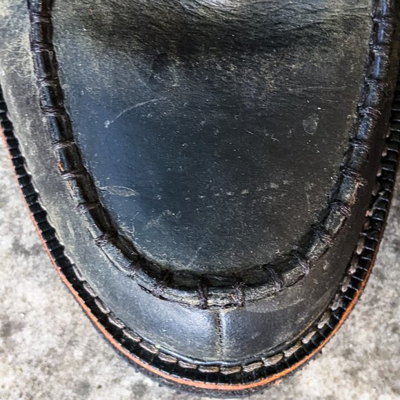 Sorel Mad Boot Lace Vintage inspired dark grey leather boots mens 9 (runs large) - Picture 10 of 11